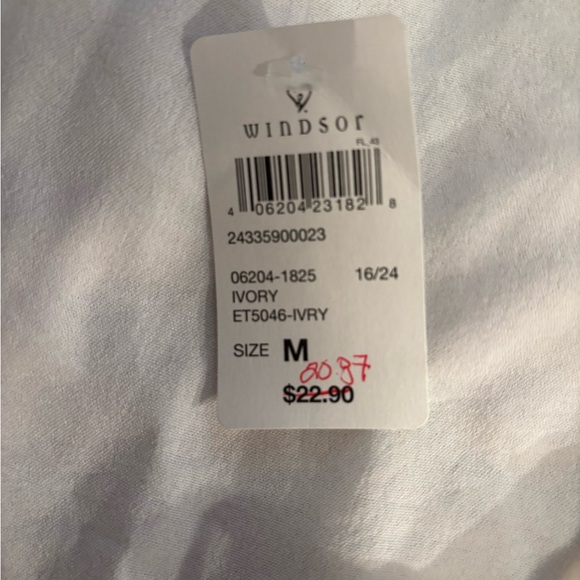 Windsor White Tie-Front Crop Top - Picture 4 of 4